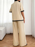 Elegant Two-Piece Shirt Set